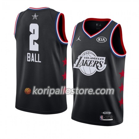 Los Angeles Lakers Lonzo Ball 2 2019 All Star Jordan Brand Musta Miesten Pelipaidat Swingman 